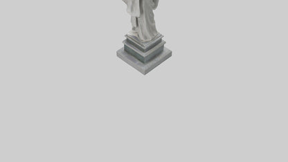 Enduring Peace statue model VR / AR / low-poly