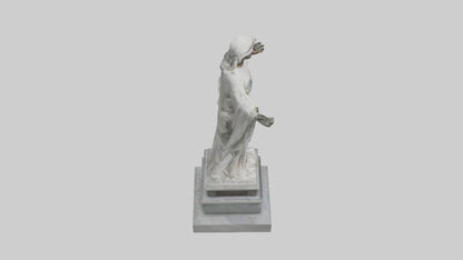 Enduring Peace statue model VR / AR / low-poly