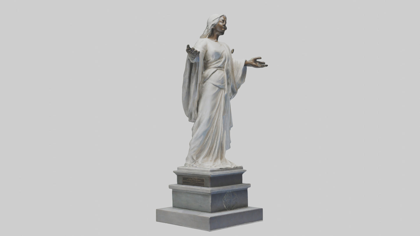 Enduring Peace statue model VR / AR / low-poly