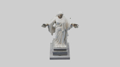 Enduring Peace statue model VR / AR / low-poly