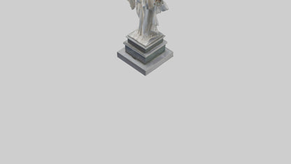 Enduring Peace statue model VR / AR / low-poly