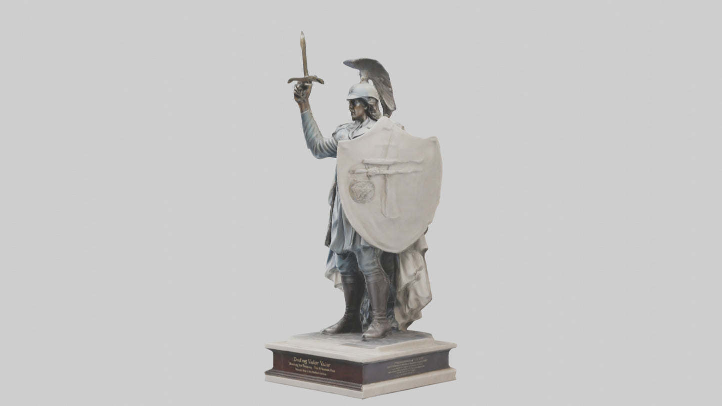 3D model Enduring Valor statue model VR / AR / low-poly