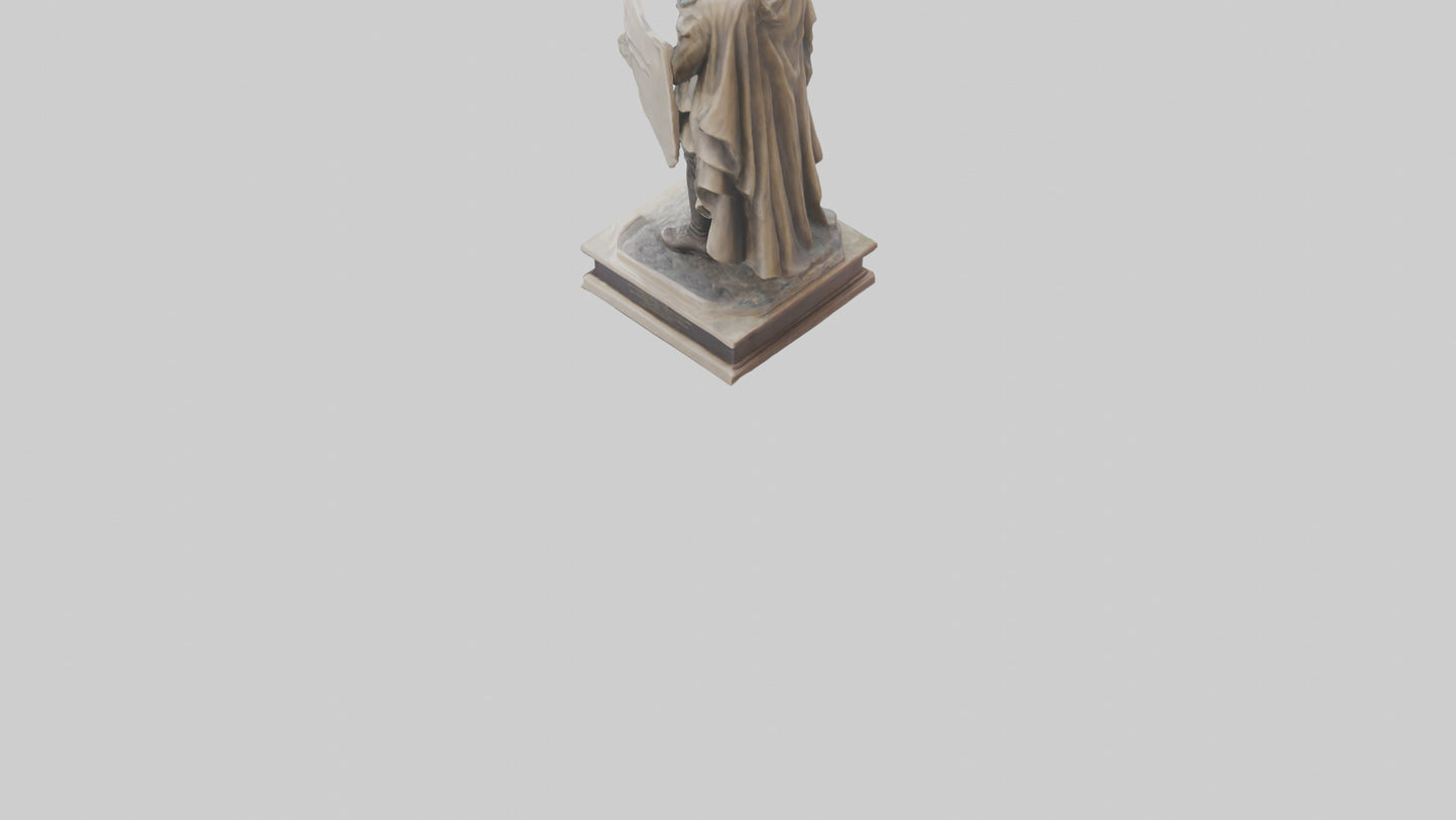 3D model Enduring Valor statue model VR / AR / low-poly