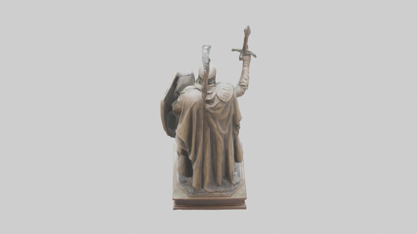 3D model Enduring Valor statue model VR / AR / low-poly