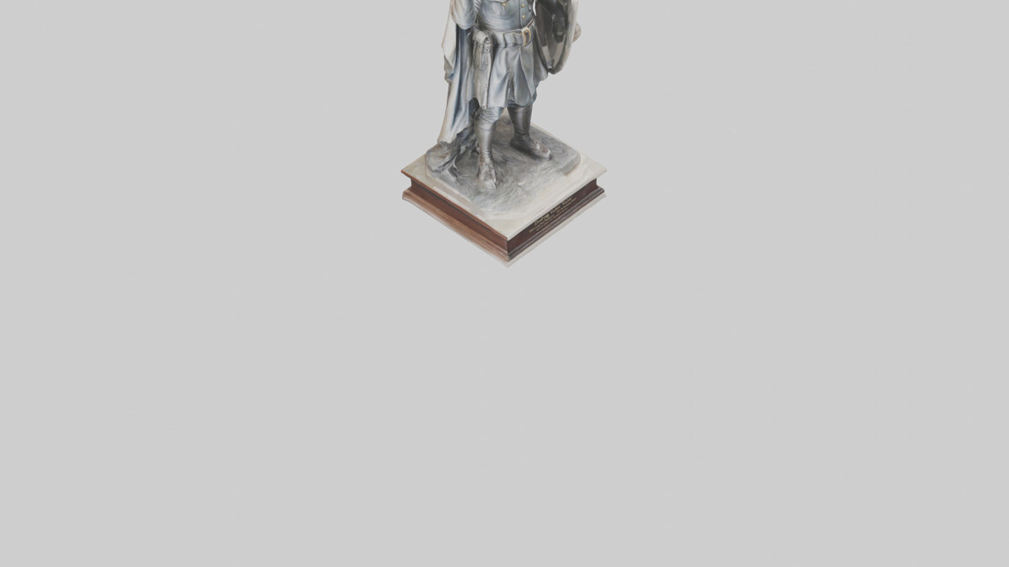 3D model Enduring Valor statue model VR / AR / low-poly