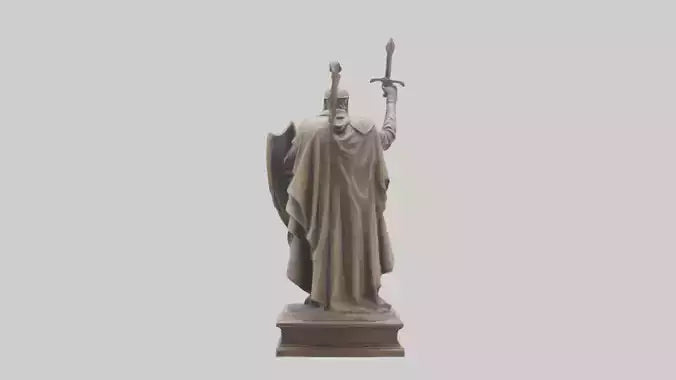 3D model Enduring Valor statue model VR / AR / low-poly