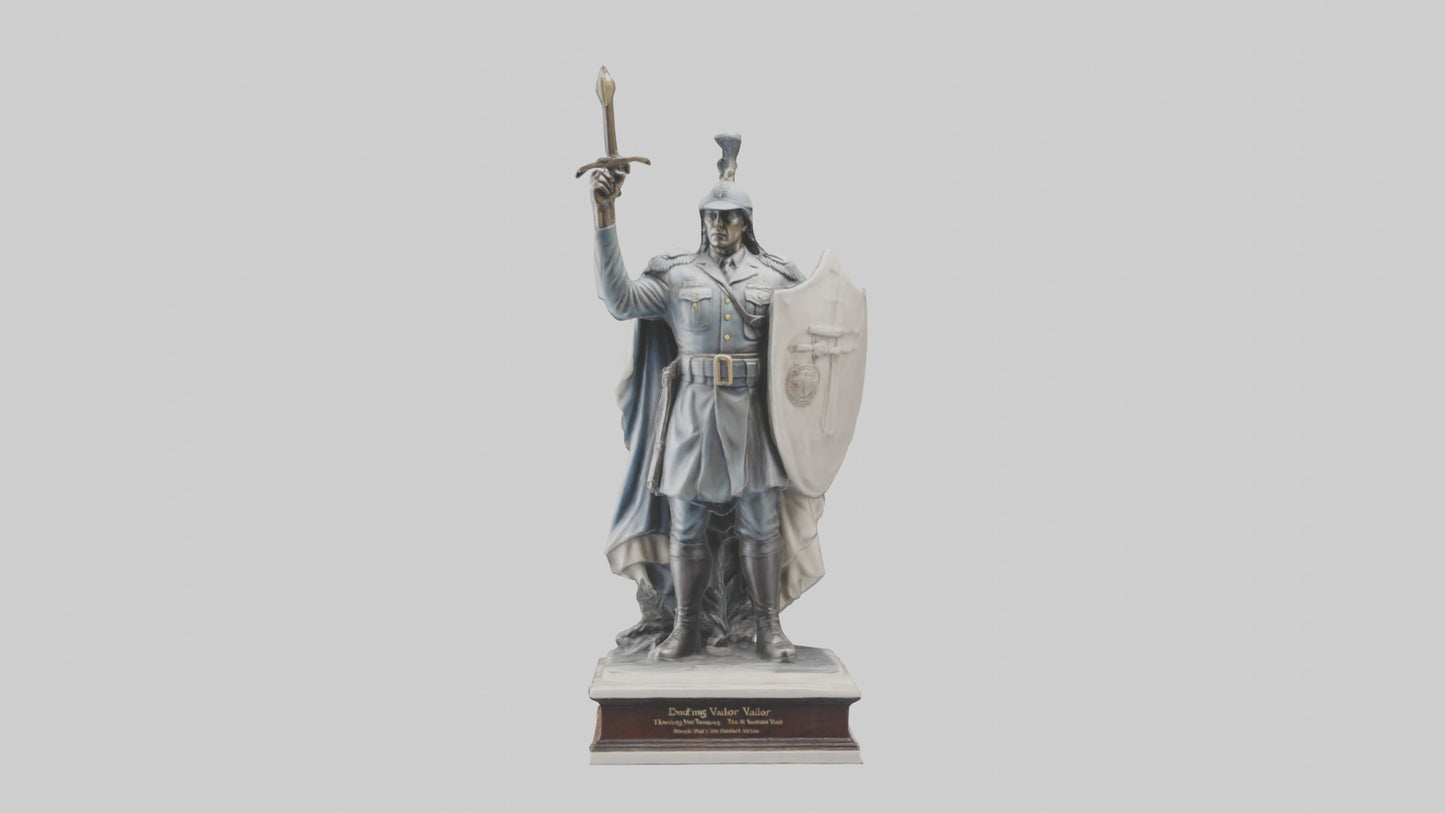 3D model Enduring Valor statue model VR / AR / low-poly