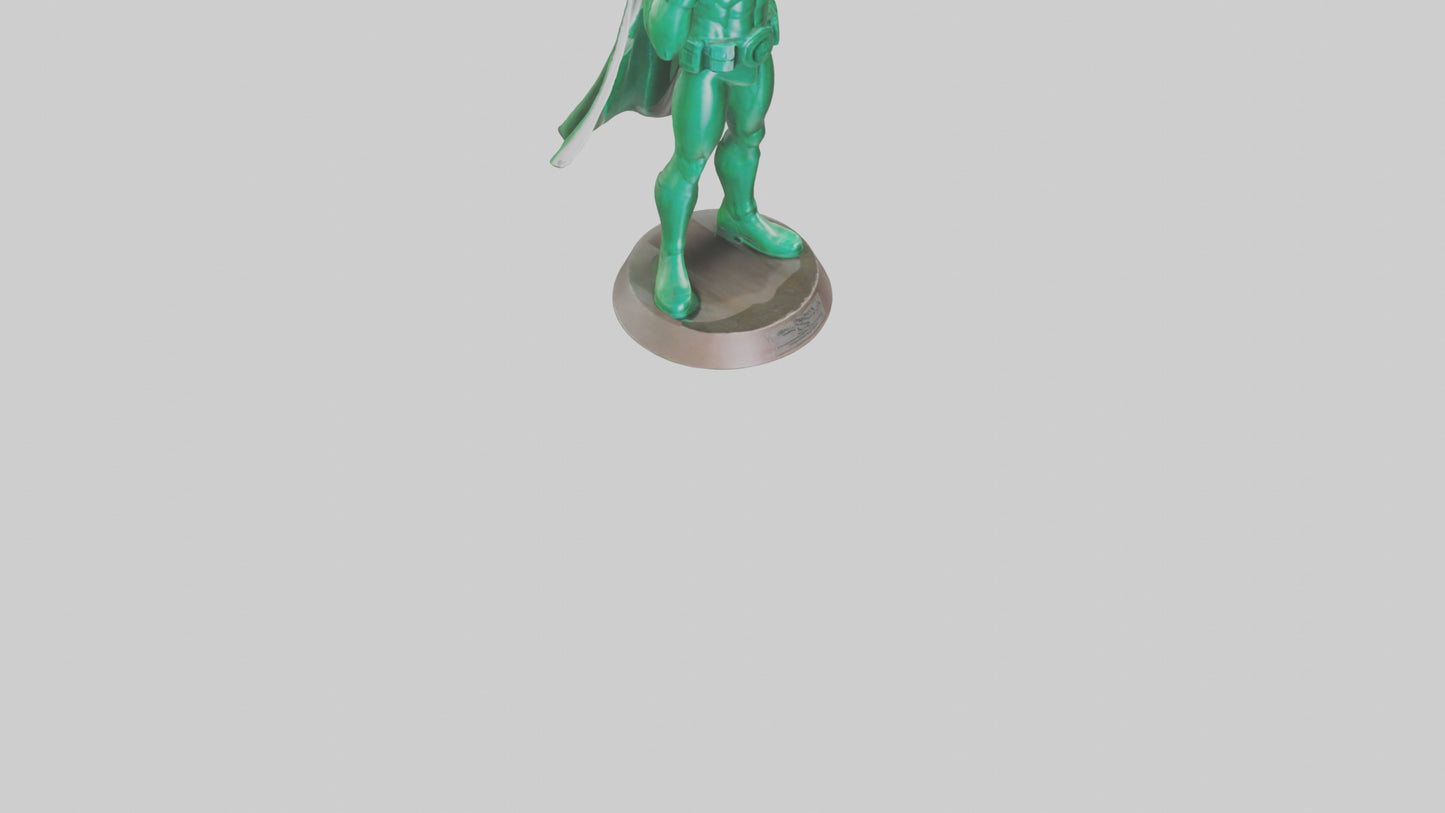 3D model Energy Conservation Hero Statue model VR / AR / low-poly