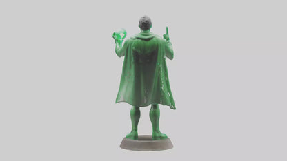 3D model Energy Conservation Hero Statue model VR / AR / low-poly