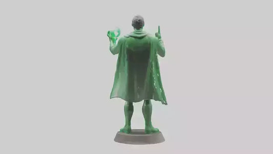 3D model Energy Conservation Hero Statue model VR / AR / low-poly