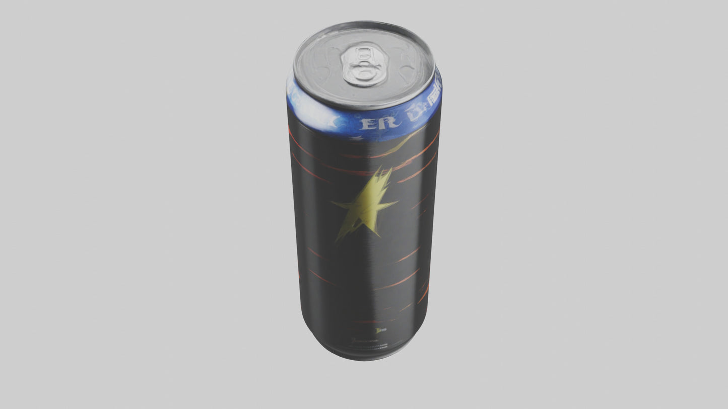 Energy Drink Can model VR / AR / low-poly