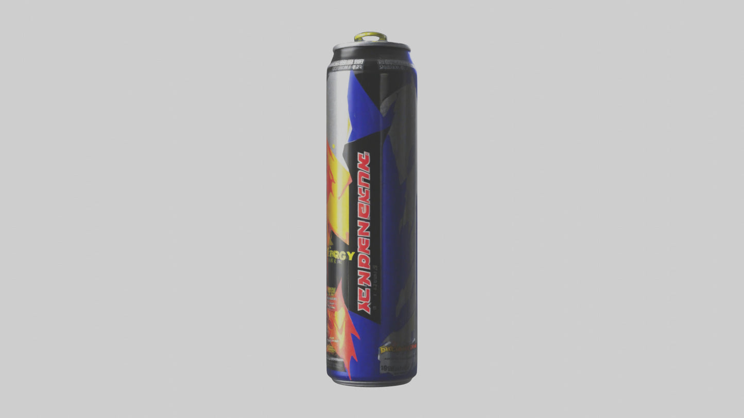 3D model Energy drink model VR / AR / low-poly