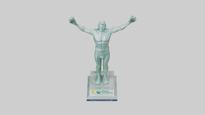 3D model Energy Efficiency Champion Statue model VR / AR / low-poly