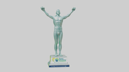 3D model Energy Efficiency Champion Statue model VR / AR / low-poly