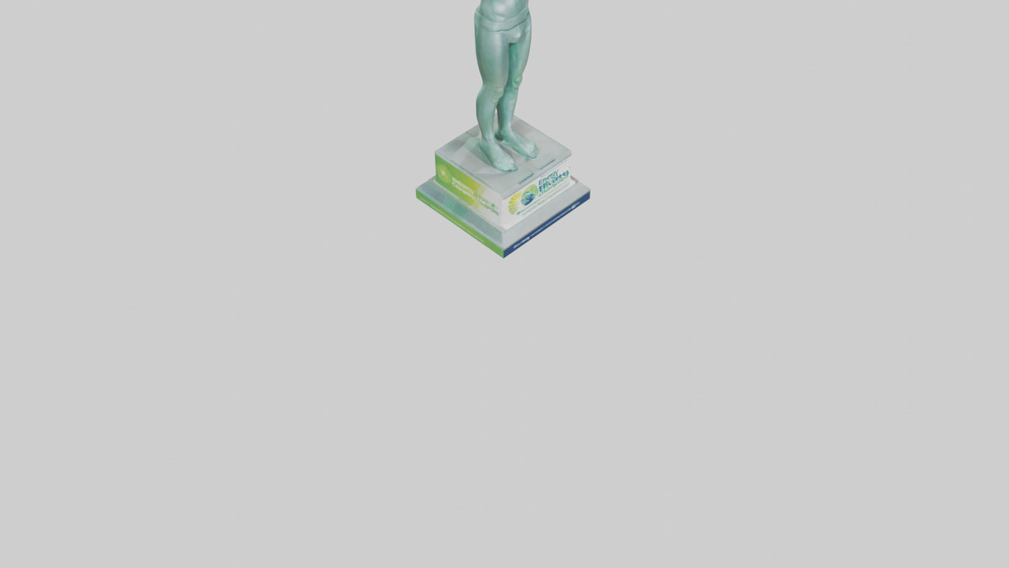 3D model Energy Efficiency Champion Statue model VR / AR / low-poly