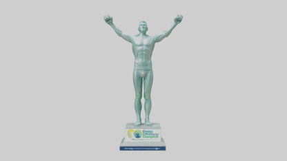 3D model Energy Efficiency Champion Statue model VR / AR / low-poly