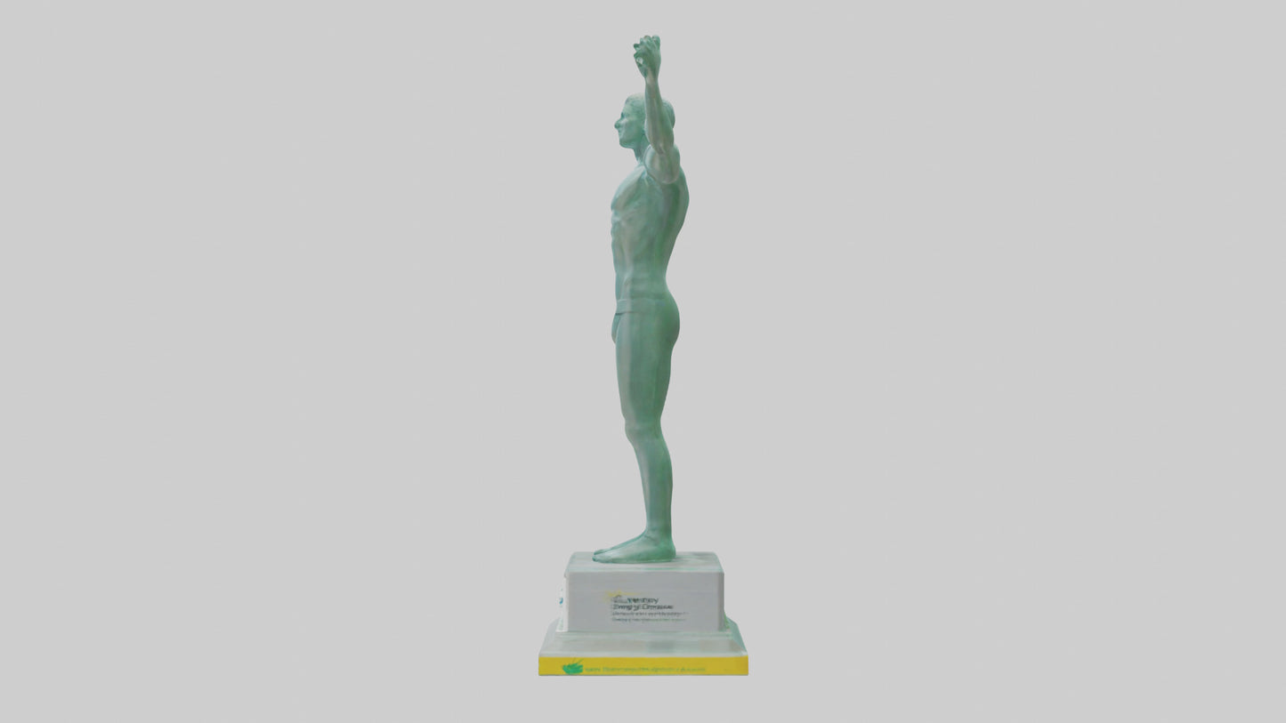 3D model Energy Efficiency Champion Statue model VR / AR / low-poly