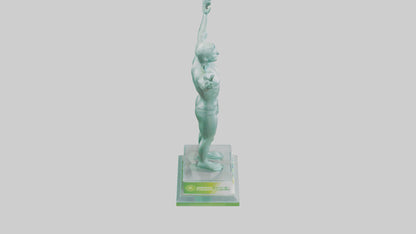 3D model Energy Efficiency Champion Statue model VR / AR / low-poly