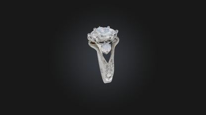 engagement ring 3D model