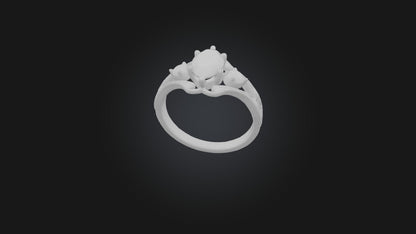 engagement ring 3D model