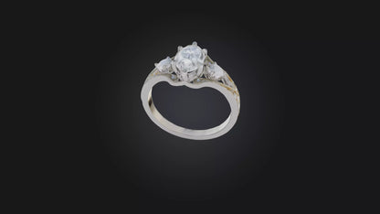 engagement ring 3D model