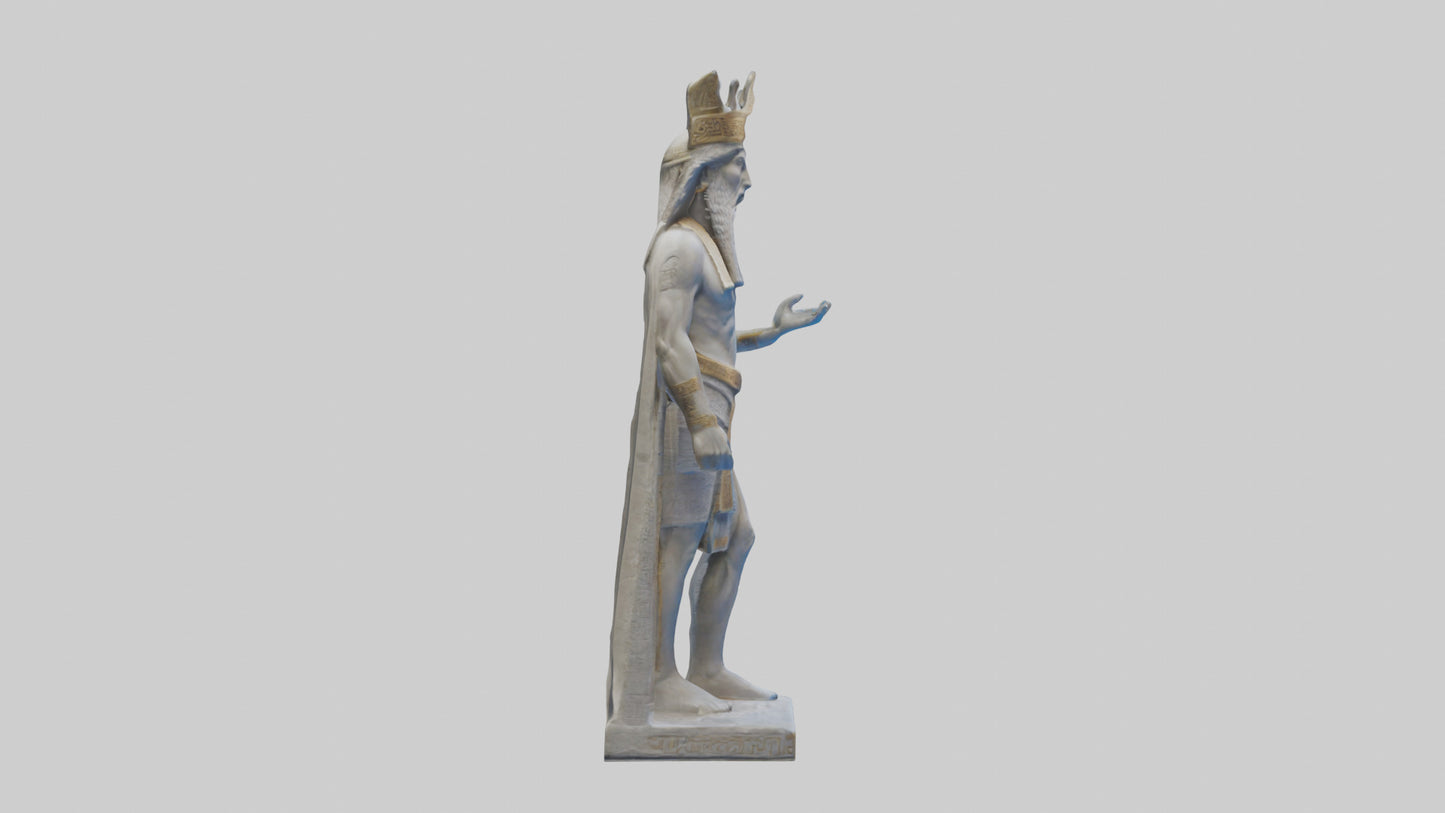 3D model Enlil statue model VR / AR / low-poly