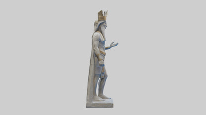 3D model Enlil statue model VR / AR / low-poly