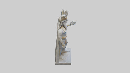 3D model Enlil statue model VR / AR / low-poly