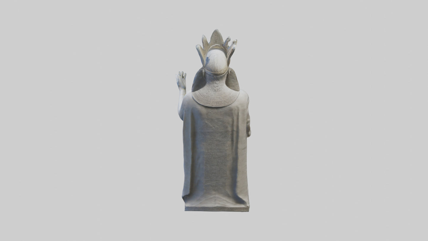 3D model Enlil statue model VR / AR / low-poly