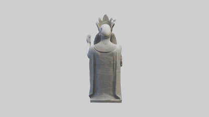 3D model Enlil statue model VR / AR / low-poly