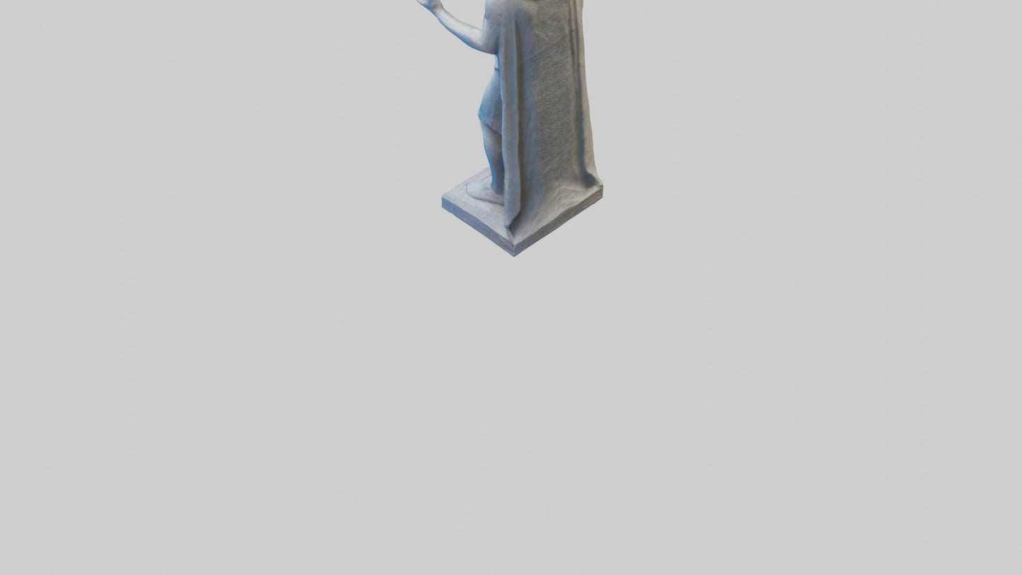 3D model Enlil statue model VR / AR / low-poly
