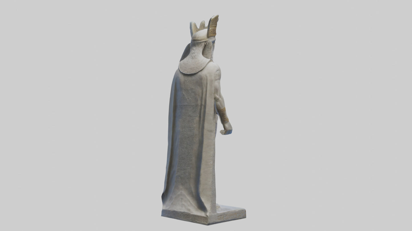 3D model Enlil statue model VR / AR / low-poly