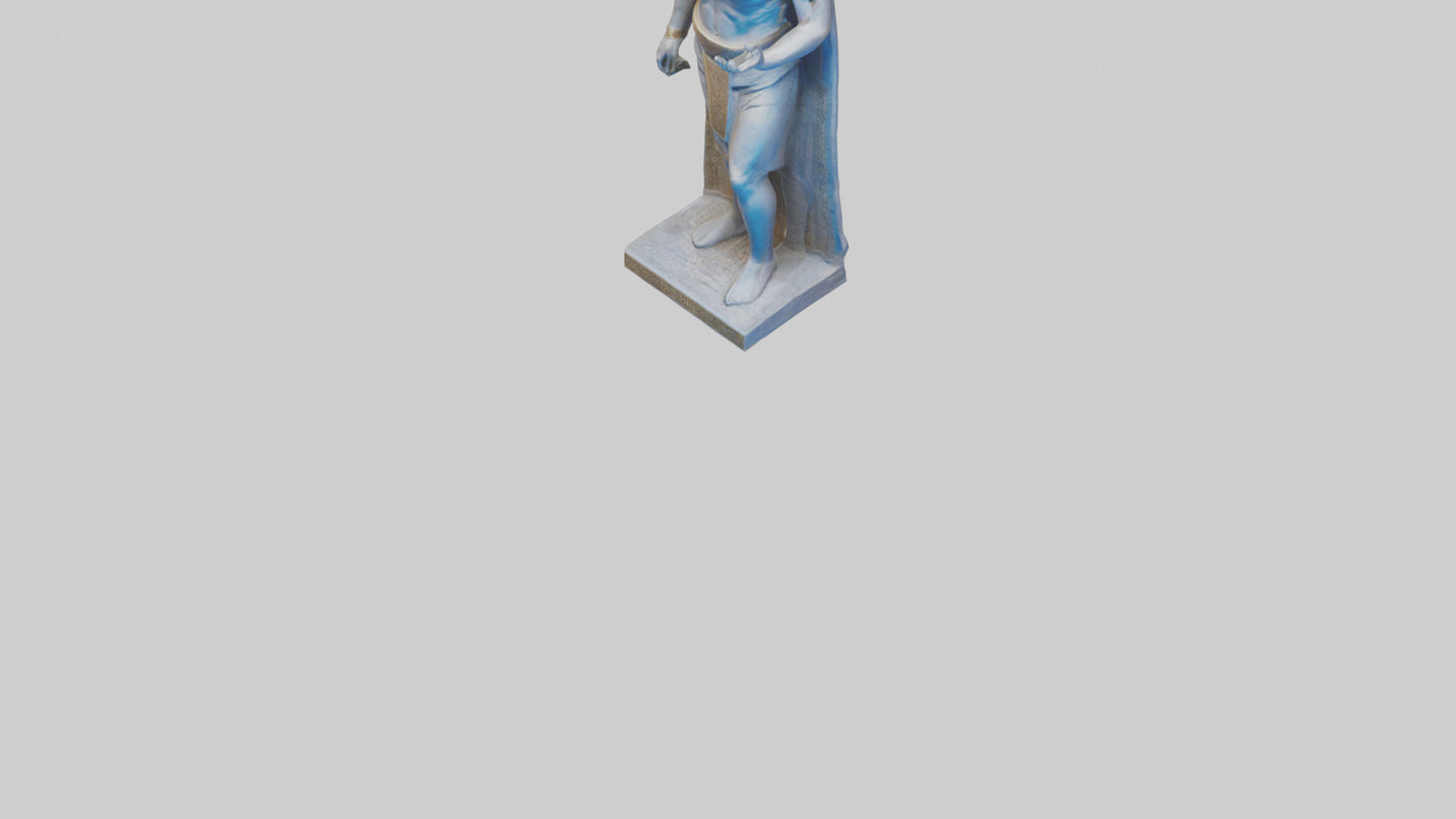 3D model Enlil statue model VR / AR / low-poly