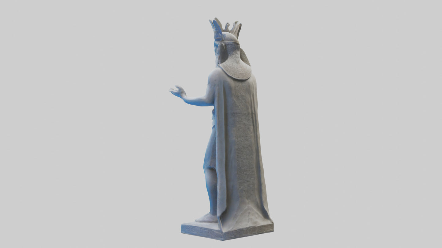 3D model Enlil statue model VR / AR / low-poly