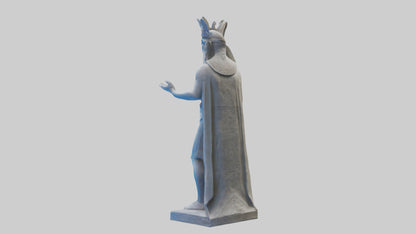 3D model Enlil statue model VR / AR / low-poly