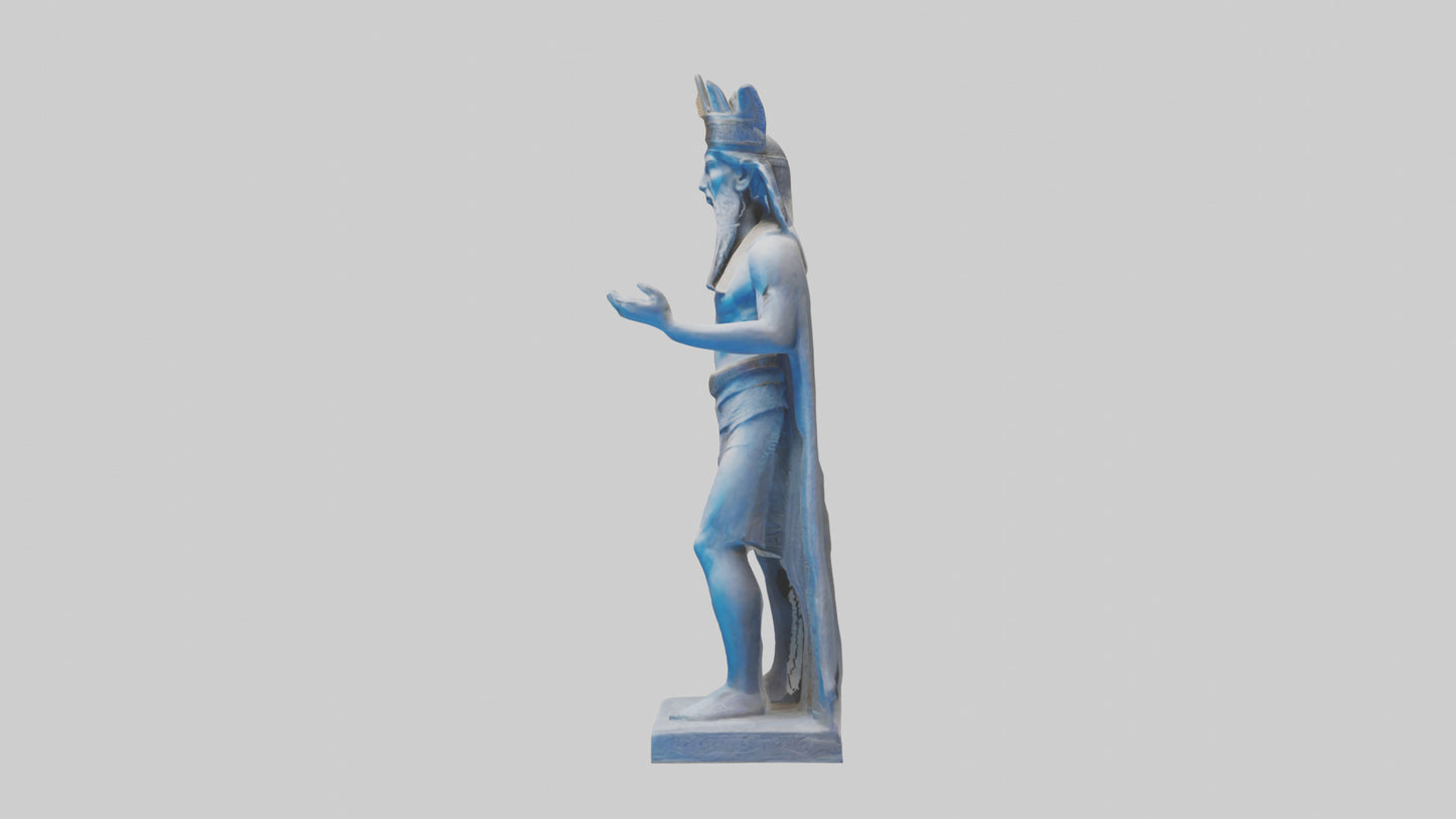 3D model Enlil statue model VR / AR / low-poly
