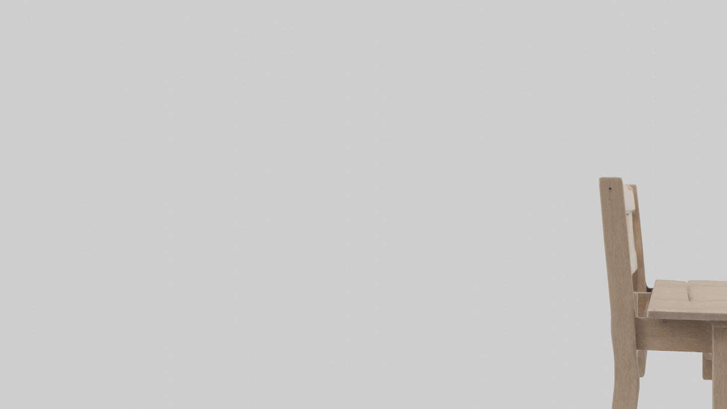 Entryway bench model VR / AR / low-poly