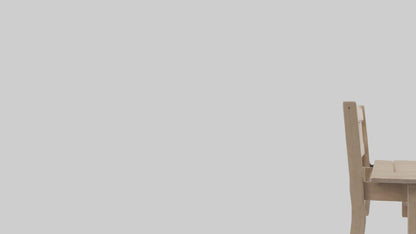 Entryway bench model VR / AR / low-poly