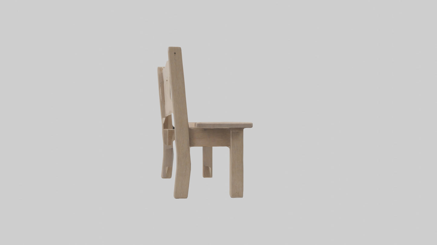 Entryway bench model VR / AR / low-poly