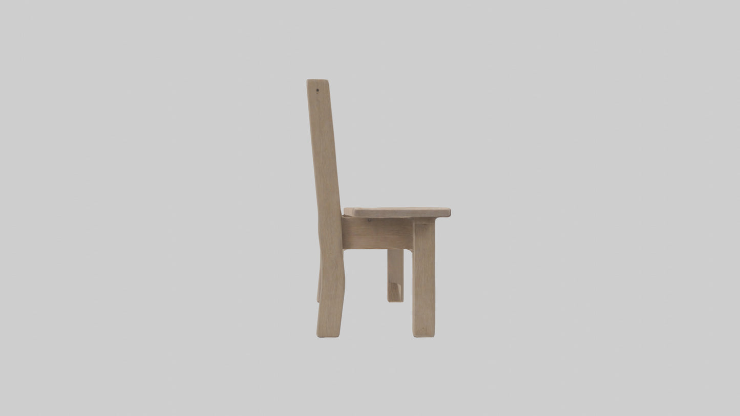 Entryway bench model VR / AR / low-poly