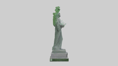3D model Environmental Awareness Memorial Statue model VR / AR / low-poly