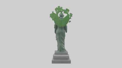 3D model Environmental Awareness Memorial Statue model VR / AR / low-poly