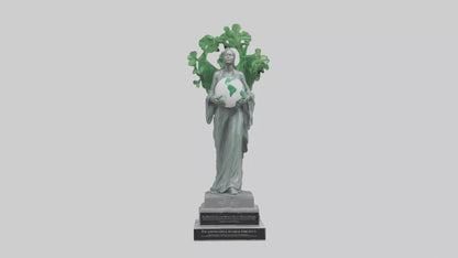 3D model Environmental Awareness Memorial Statue model VR / AR / low-poly