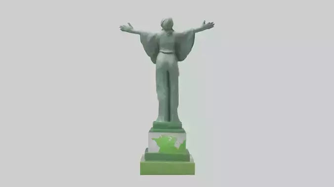 3D model Environmental Hope Statue model VR / AR / low-poly