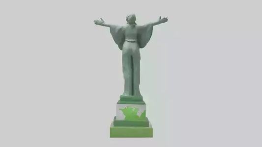 3D model Environmental Hope Statue model VR / AR / low-poly
