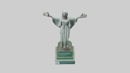 3D model Environmental Hope Statue model VR / AR / low-poly