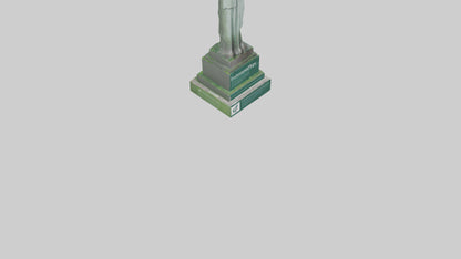 3D model Environmental Hope Statue model VR / AR / low-poly