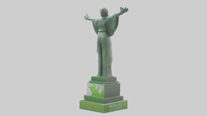 3D model Environmental Hope Statue model VR / AR / low-poly