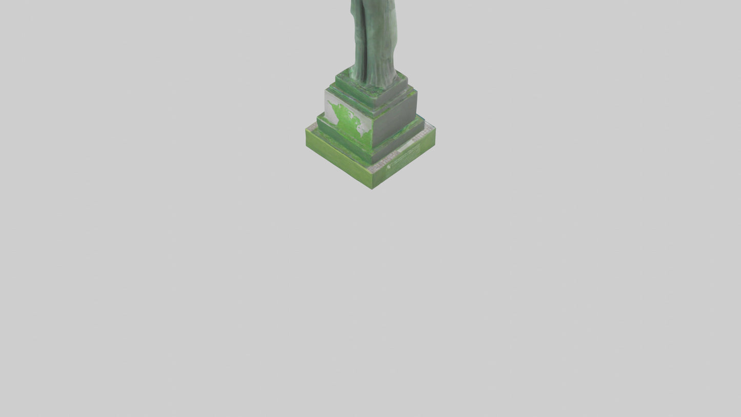 3D model Environmental Hope Statue model VR / AR / low-poly
