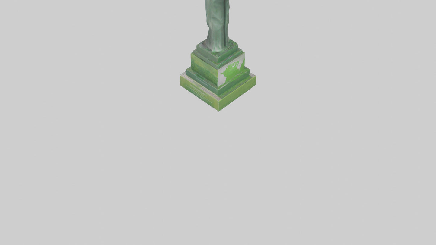 3D model Environmental Hope Statue model VR / AR / low-poly